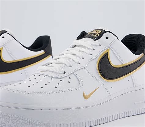 nike air force 1 herren weiß gold|Nike Air Force 1 schwarz.